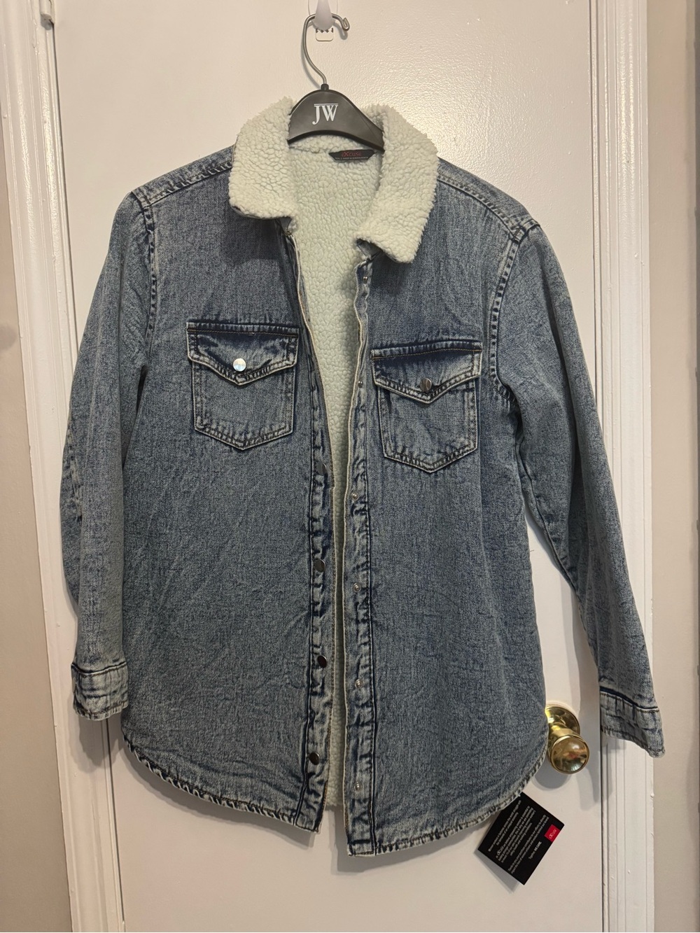 Excuse Denim Jacket Size Small